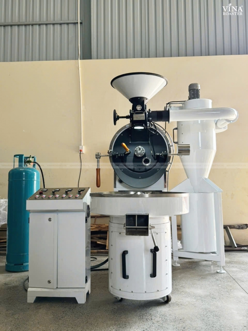 Máy rang cà phê 06KG UG model, VNR - UG6 ( manual & automatic )