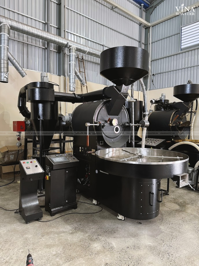 Máy rang cà phê 30KG UG model, VNR - UG30 ( manual & automatic )