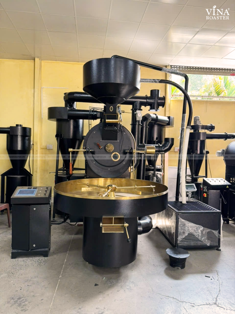 Máy rang cà phê 30KG UG model, VNR - UG30 ( manual & automatic )