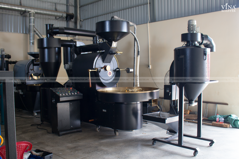 Máy rang cà phê 30KG UG model, VNR - UG30 ( manual & automatic )