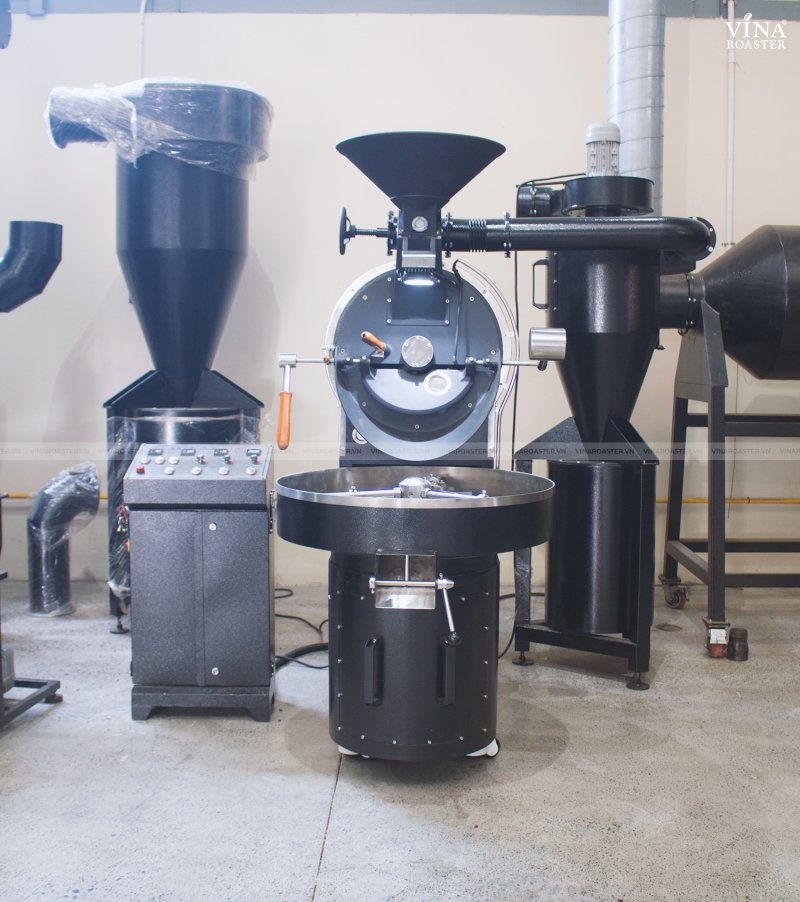 Máy rang cà phê 06KG UG model, VNR - UG6 ( manual & automatic )