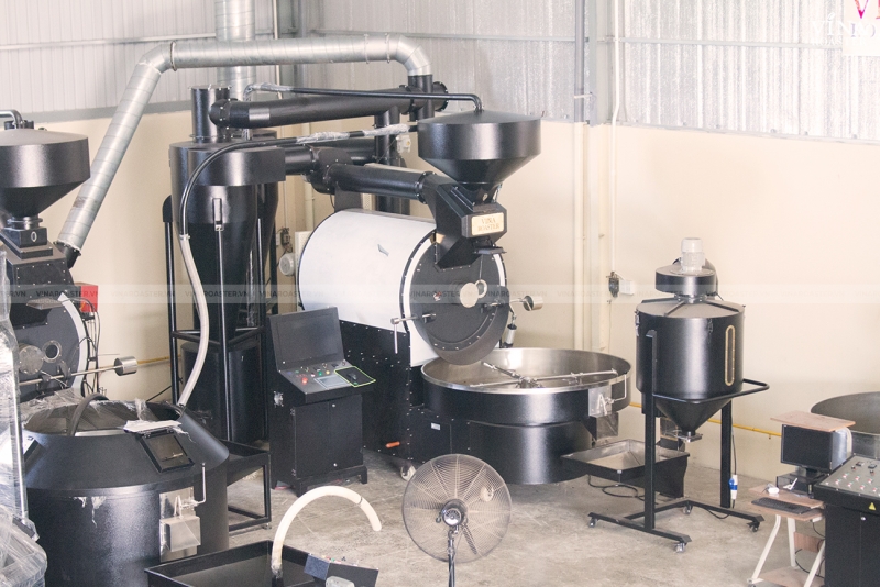 Máy rang cà phê 120KG UG model, VNR - UG120 ( manual & automatic )