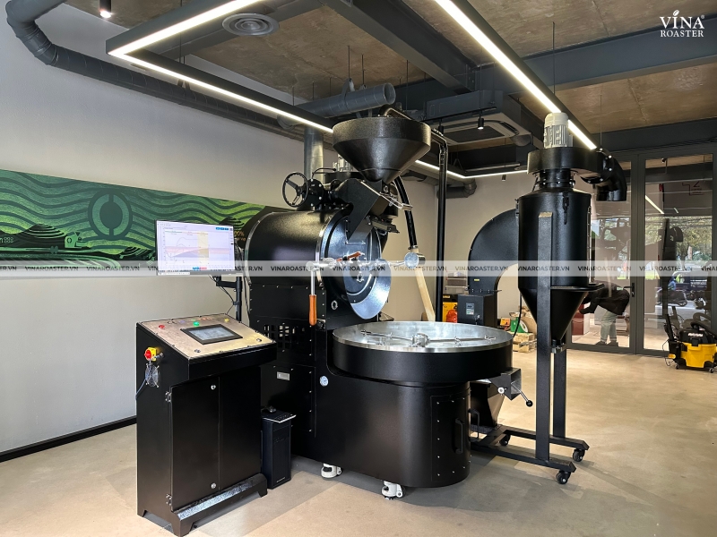 Máy rang cà phê 15KG UG model, VNR - UG15 ( manual & automatic )