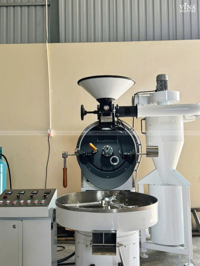 Máy rang cà phê 06KG UG model, VNR - UG6 ( manual & automatic )