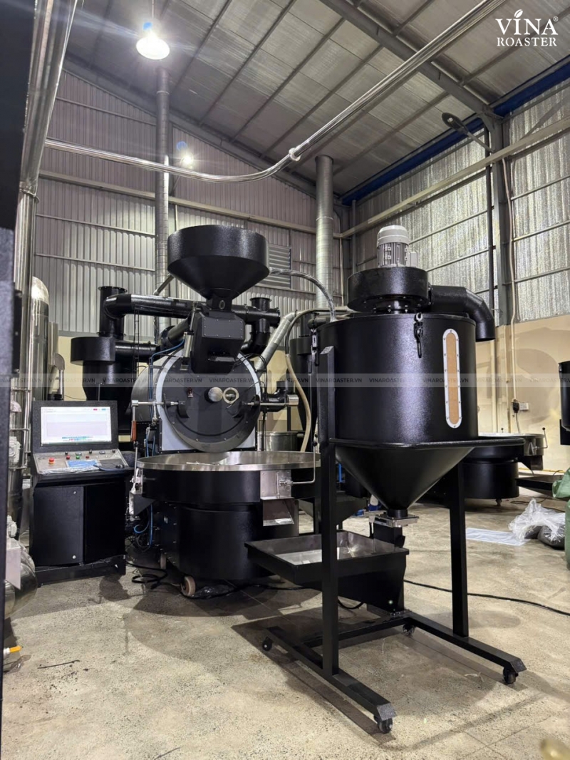 Máy rang cà phê 60KG UG model, VNR - UG60 ( manual & automatic )