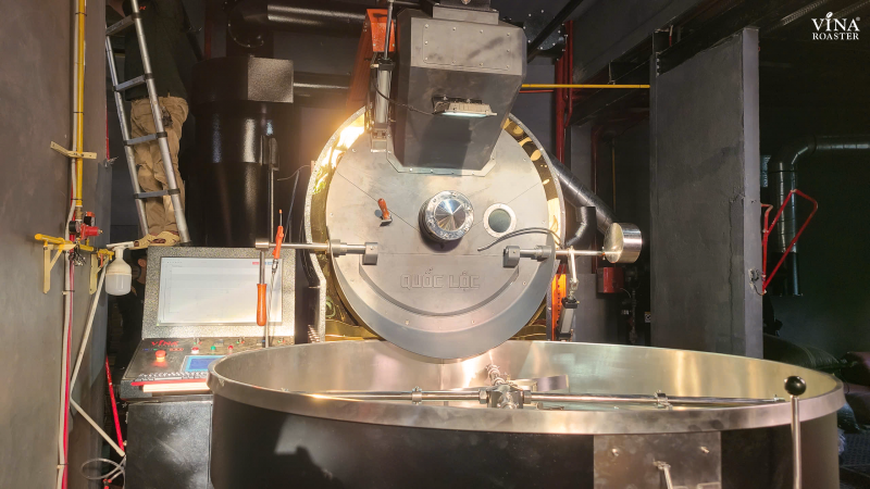 Máy rang cà phê 120KG UG model, VNR - UG120 ( manual & automatic )