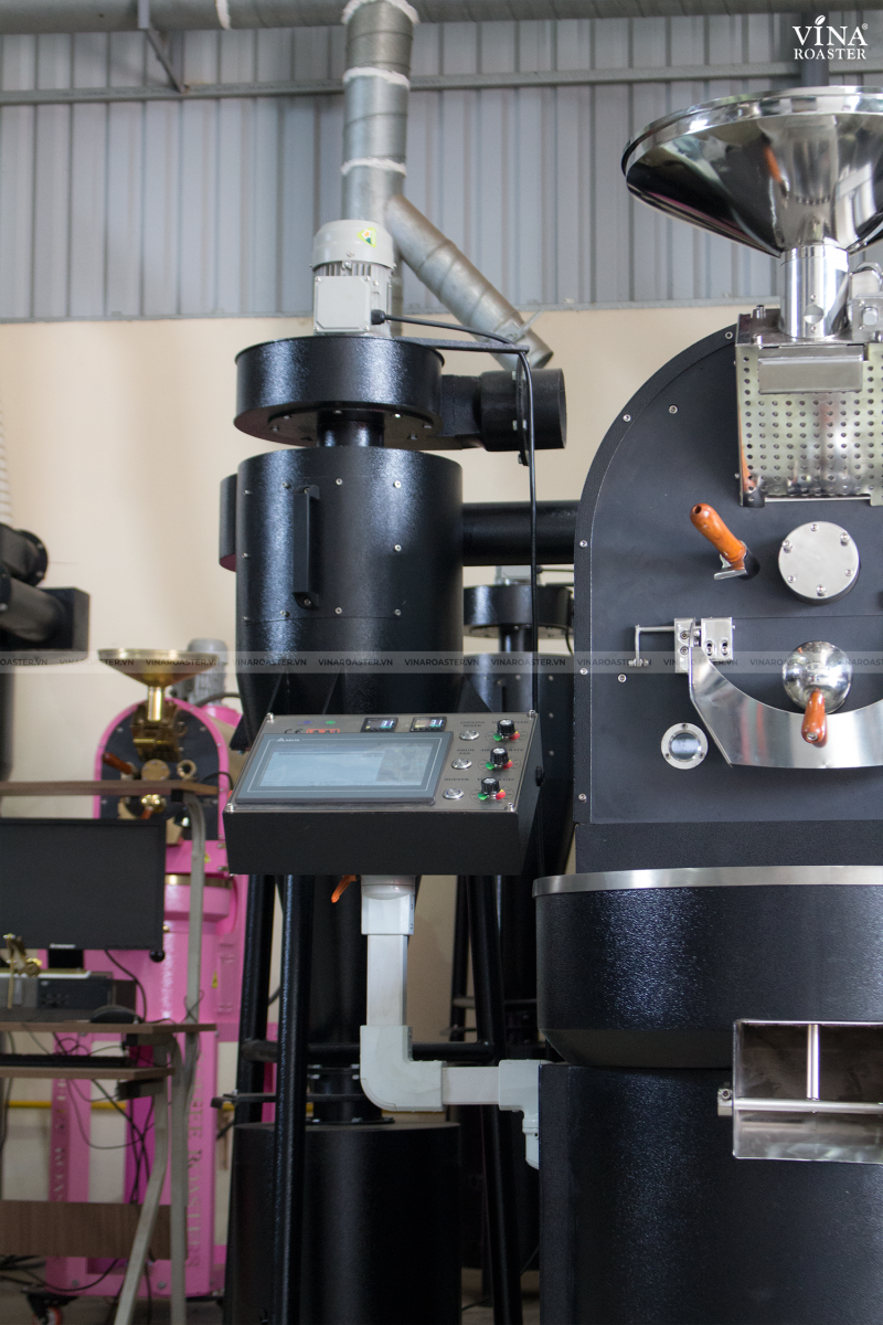 Máy rang cà phê 06KG BRO model, VNR - BRO6 (manual & automatic)