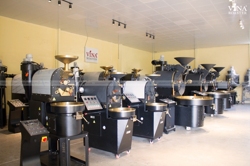 Máy rang cà phê 03KG BRO model, VNR - BRO3 (manul & automatic)