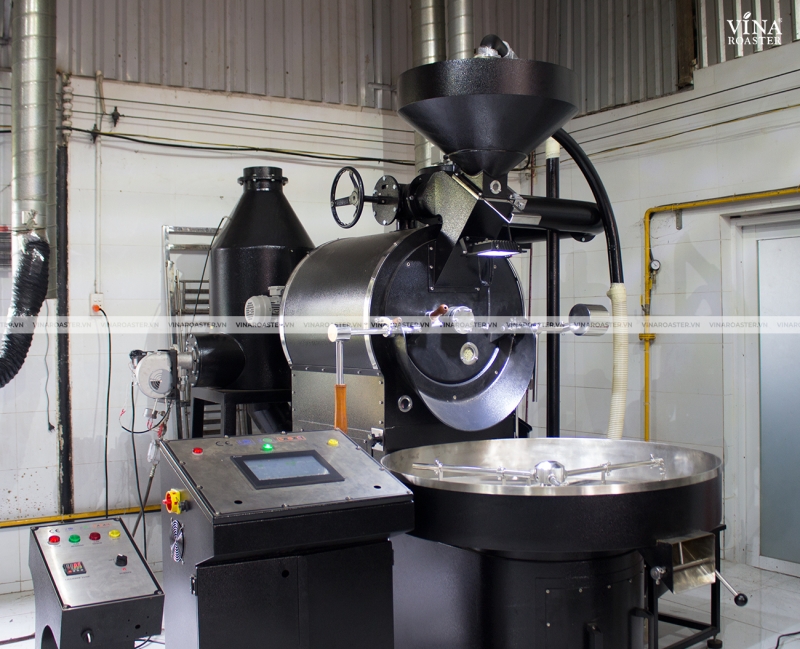Máy rang cà phê 15KG UG model, VNR - UG15 ( manual & automatic )