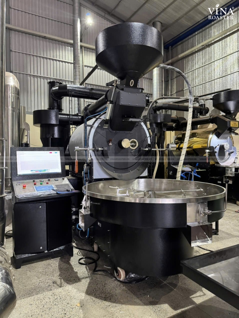 Máy rang cà phê 60KG UG model, VNR - UG60 ( manual & automatic )