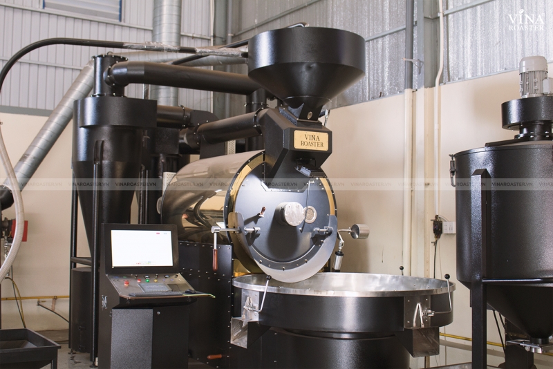 Máy rang cà phê 120KG UG model, VNR - UG120 ( manual & automatic )