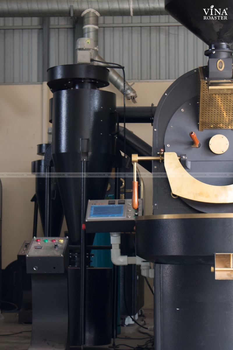 Máy rang cà phê 30KG BRO model, VNR - BRO30 (manual & automatic)