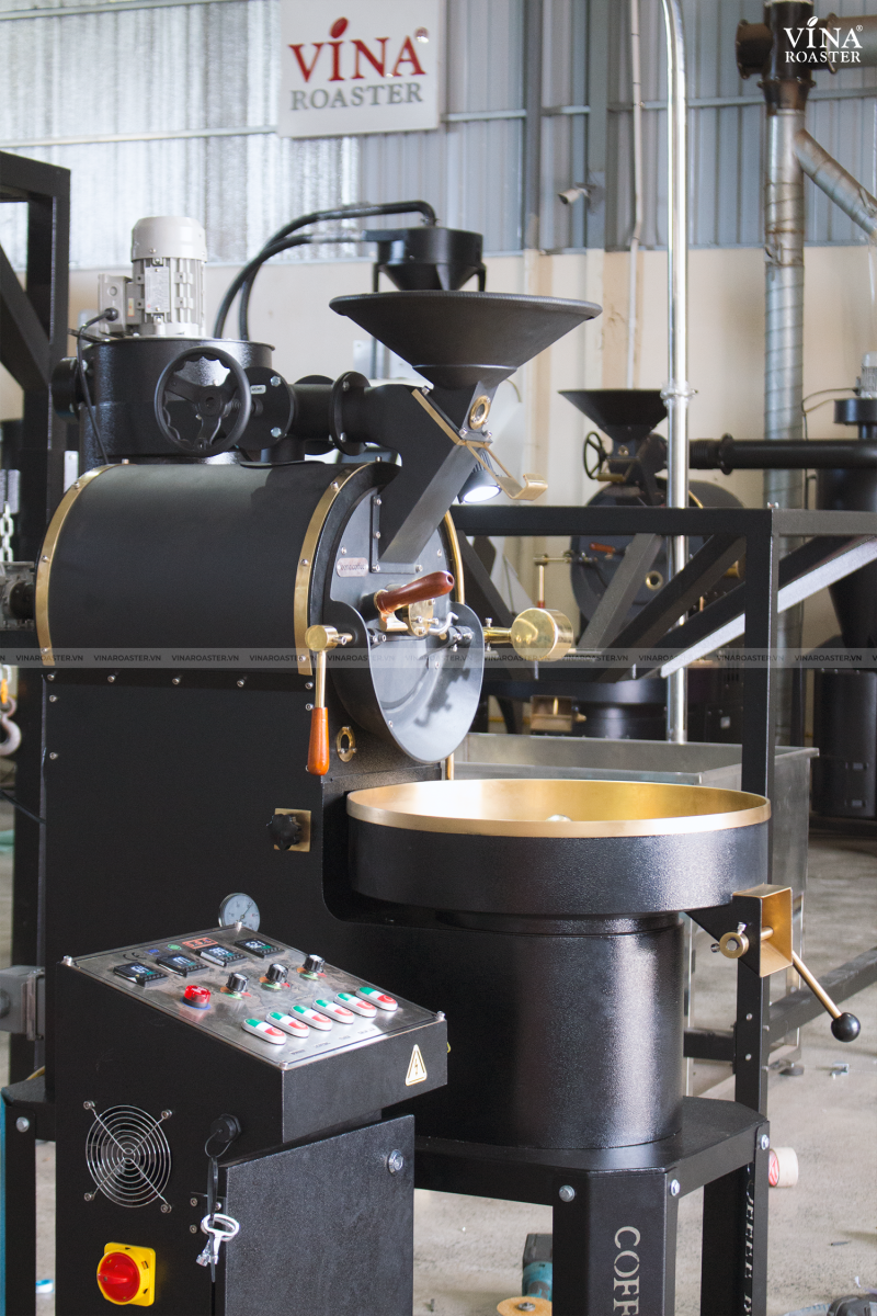Máy rang cà phê 03KG UG model, VNR - UG3 ( manual & automatic )