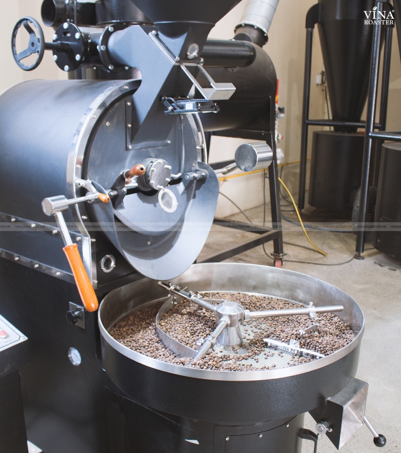Máy rang cà phê 06KG UG model, VNR - UG6 ( manual & automatic )