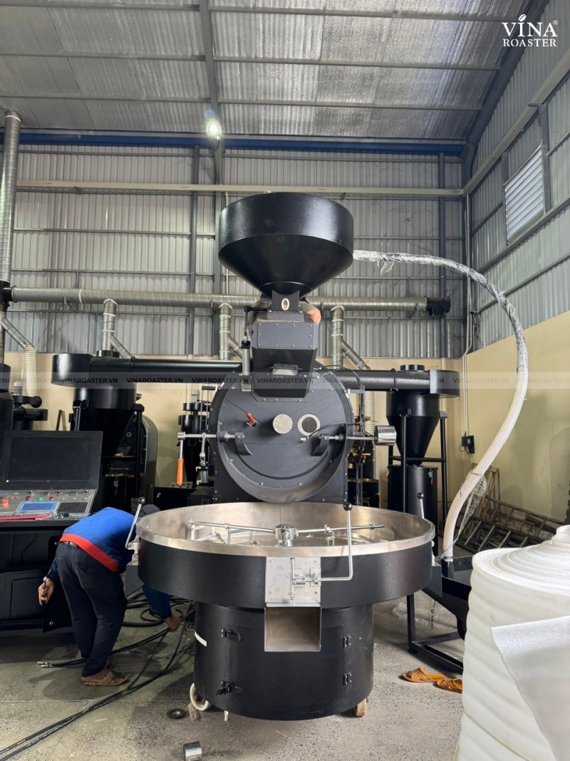 Máy rang cà phê 60KG UG model, VNR - UG60 ( manual & automatic )