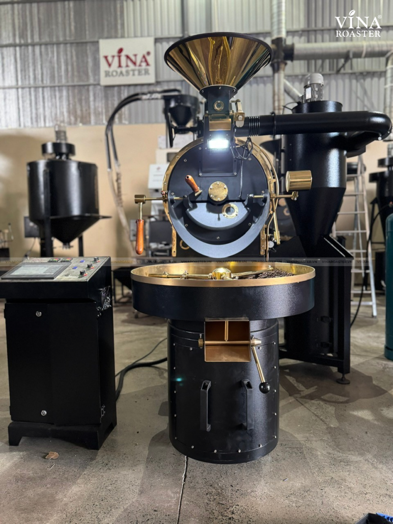 Máy rang cà phê 06KG UG model, VNR - UG6 ( manual & automatic )