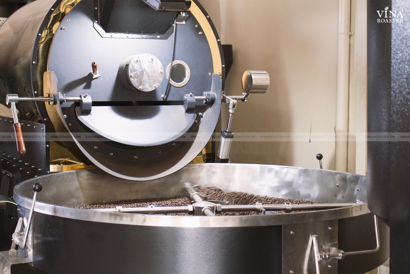 Máy rang cà phê 120KG UG model, VNR - UG120 ( manual & automatic )