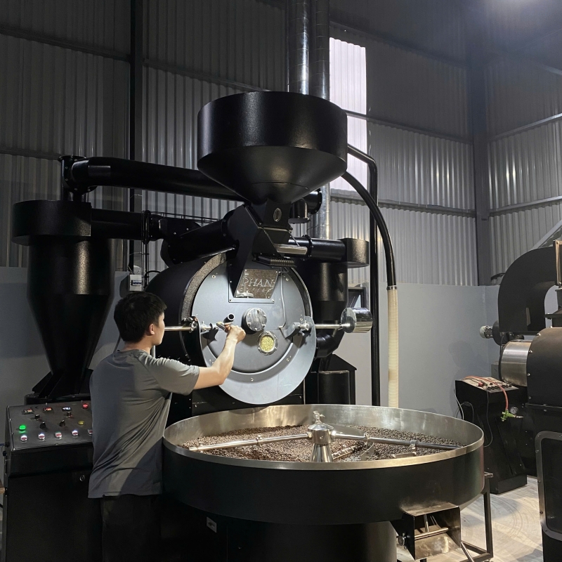 Máy rang cà phê 30KG UG model, VNR - UG30 ( manual & automatic )