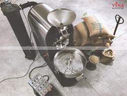 Lắp đặt bạn giao máy rang cà phê công suất 6kg 