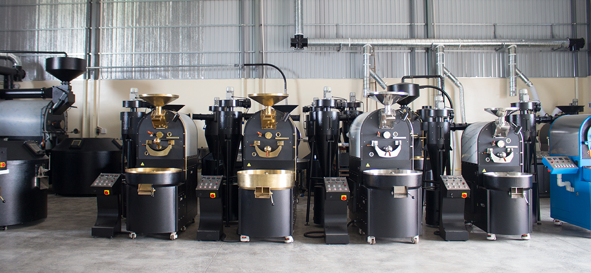 Máy rang cà phê Double Drum