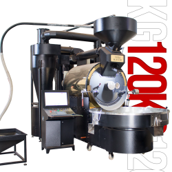 Máy rang cà phê 120KG UG model, VNR - UG120 ( manual & automatic )