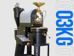 Máy rang cà phê 03KG BRO model, VNR - BRO3 (manul & automatic)