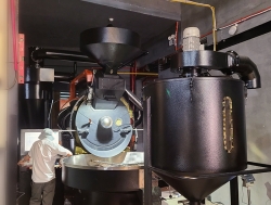 Lắp đặt chuyển giao công nghệ máy rang cà phê công suất 120kg UG Automatic